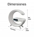 Altavoz Bluetooth Despertador RGB Cargador Inalámbrico 15W